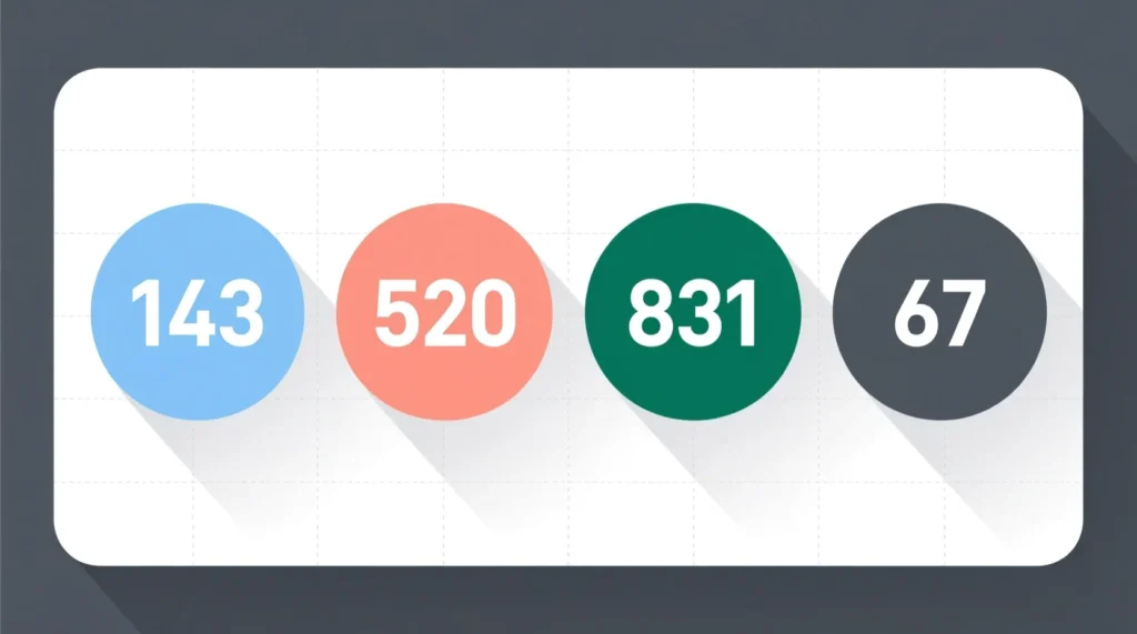 67 vs Other Number Codes