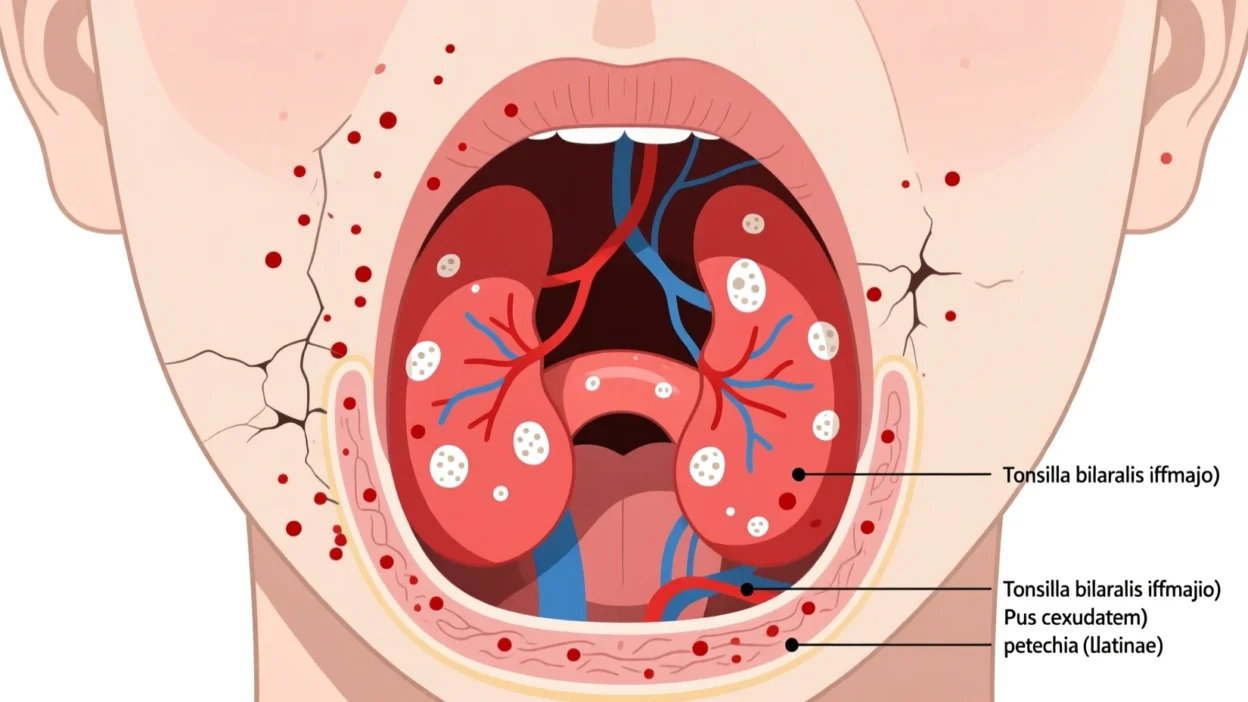 what does strep throat look like