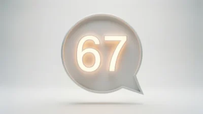 what does 67 mean slang