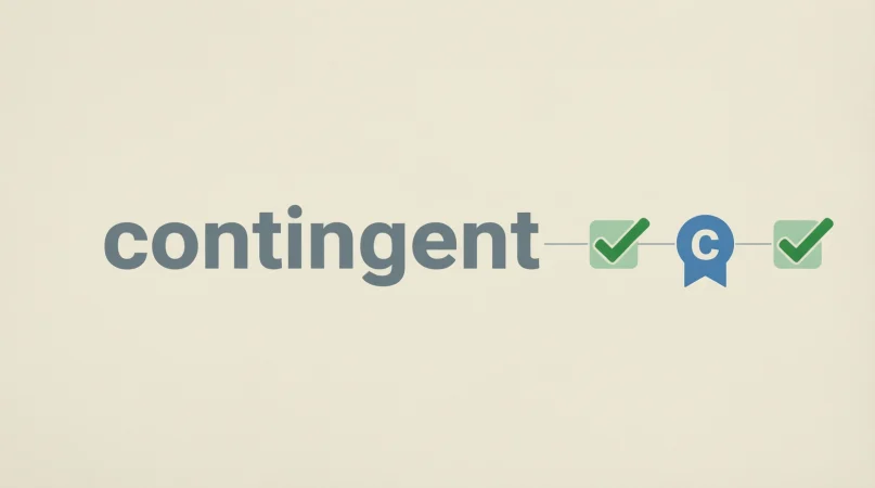 what does contingent mean